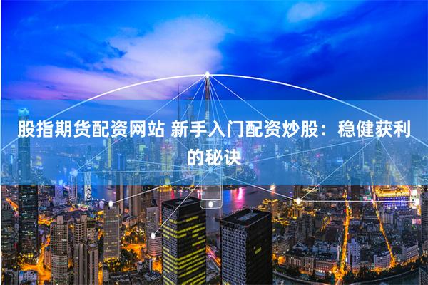 股指期货配资网站 新手入门配资炒股：稳健获利的秘诀